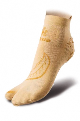 Yoga-Socken beige/gold