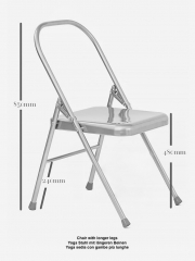 JivanaProps® Yoga Stuhl mit längeren Beinen